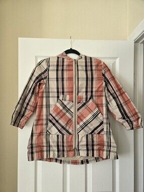 Zara Girl's Plaid Jacket, 10